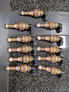 SMC 3/8" OD 1/2" NPT Rosca Nylon Empujar para Conectar Macho 90° Codo Lote de 11 - Imagen 1 de 4