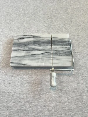 Gray Marble Cheese Slicer Cutter Board With 2 Extra Wires - Image 1 of 3