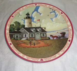 1994 Bradford "Jayson Sparkin Lighthouse Daughter " Wysocki's Collectible Plate - Picture 1 of 2