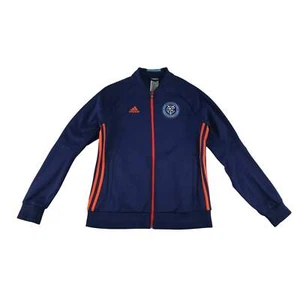 Adidas New York City Football Club Pullover Damen Gr. S Blau Mock Neck Lang Sl - Bild 1 von 9