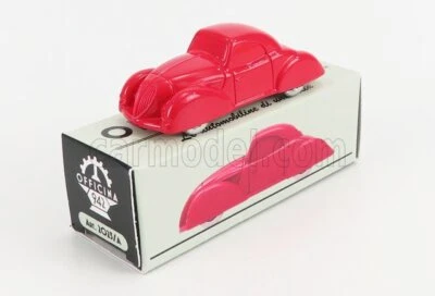 MODELLINO AUTO STATICO OFFICINA 942 FIAT 1100 COUPE CASTAGNA ROSSO SCALA 1/76 - Immagine 1 di 4