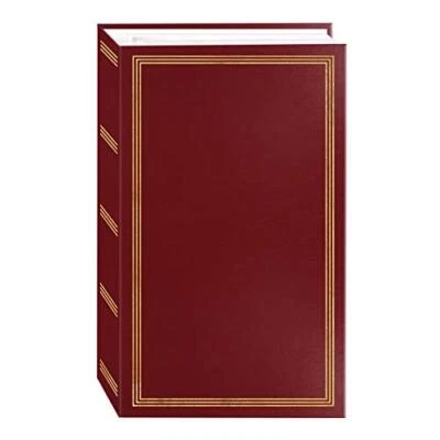 3-ring pocket BURGUNDY album for 504 photos - 4"X6"  - Image 1 of 3