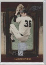 2008 Playoff Prime Cuts Position Game-Worn Jersey /20 Gaylord Perry #35 HOF