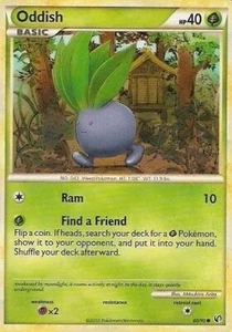 Oddish - 60/90 - Common x1 - Moderately Played - HS Undaunted - Picture 1 of 1