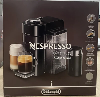 Máquina de café e café expresso Delonghi ENV135TAE Vertuo dose única - Prata - Imagem 1 de 4