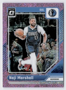 2024-25 Panini Donruss Optic Naji Marshall #118 Pink Sparkle Prizm MAVERICKS - Picture 1 of 2