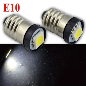 Ruiandsion DC 3V/6V/12V Base a vite E10 LED Lampadina Bianco/Bianco caldo/Giallo - Picture 1 of 10