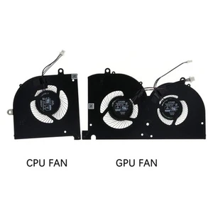 Laptop CPU GPU Cooling Fan For MSI GS75 Stealth P75 Creator MS-17G1 MS-17G2 - Afbeelding 1 van 9