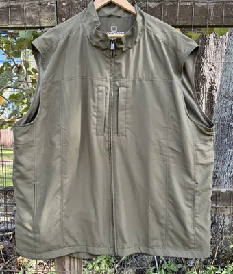 SCOTTeVEST RFID Travel Vest Mens 3XL Green TEC Technology Pockets Outdoors NWOT - Image 1 of 4