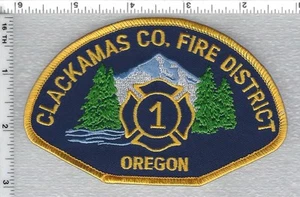Clackamas County Fire District 1 (Oregon) Shoulder Patch 1980's - Picture 1 of 1