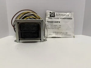 TWO Altronix T2428100F4 Open Frame Transformers 24VAC 4 Amp output - Never Used - Picture 1 of 4