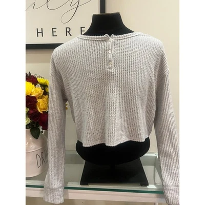 Gilly Hicks Grey Crop Too - Image 1 of 4