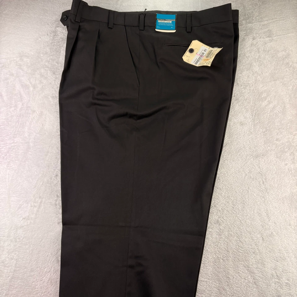 Vestido holgado George Foreman Comfort Zone para hombre 54R x 30 negro informal cintura relax  Foto 1 de 4