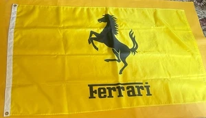 Ferrari Flag Original Aprox. 59"x 36" QUALITY MATERIAL - Picture 1 of 5