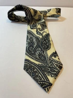 Corbata vintage años 70 Johnny Carson para hombre 100 % seda italiana 56" Foto 1 de 4