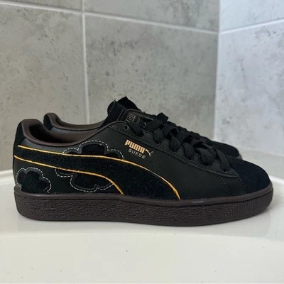 Zapatillas Puma Gamuza Talla 5 Juveniles Negras Foto 1 de 4