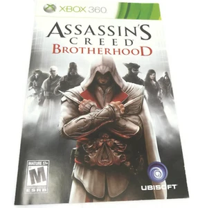 Manual Original SOLO Assassin's Creed Brotherhood Xbox 360 - Imagen 1 de 2