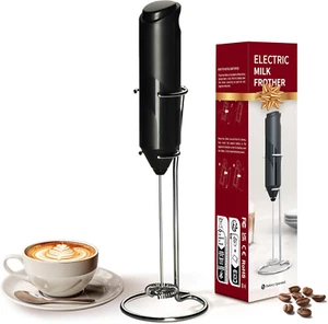 Handheld Milk Frother Electric Mini Drink Mixer Whisk Coffee Foamer Wand - Picture 1 of 12