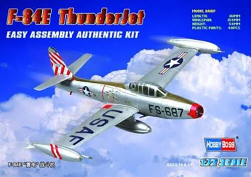 HOBBYBOSS HB80246 REPUBLIC F-84E THUNDERJET SCALA 1:72 - Immagine 1 di 1