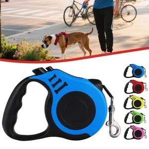 16.5FT Automatic Retractable Dog Leash Pet Collar Automatic Walking Lead Free US - Picture 1 of 17