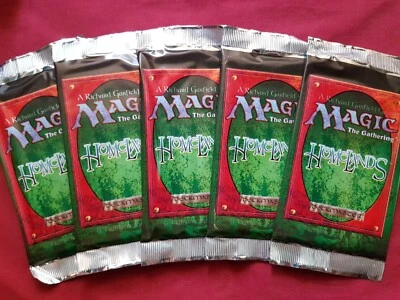 Magic The Gathering 5x HOMELANDS New Sealed Booster Packs MTG - Image 1 of 2