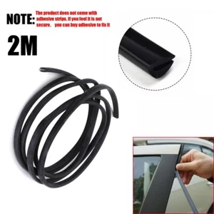 2M U Shape Rubber Seal Strip Car Door Edge Guard Molding Trim Strip Protector - Picture 1 of 13