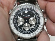 VERY STYLISH ROTARY CHRONOGRAPH CHRONOSPEED QUARTZ WRISTWATCH L@@K