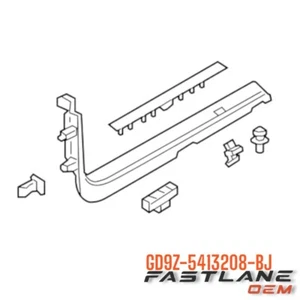 2017-2020 LINCOLN CONTINENTAL PLATE DOOR STOP NEW OEM GD9Z-5413208-BJ - Picture 1 of 8