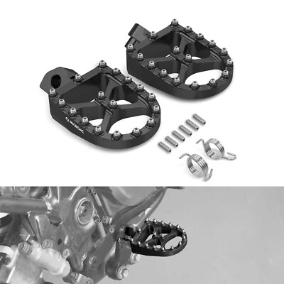 NICECNC Footpegs Footrest Pedal Wide For Suzuki DR650S/SE 1996-2024 Aluminum - Image 1 of 4