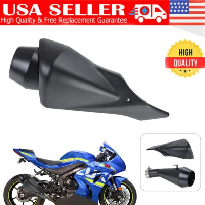 Silenciador de escape negro mate antideslizante protector térmico para Suzuki 1000 GSX-R1000 17-22 Foto 1 de 4
