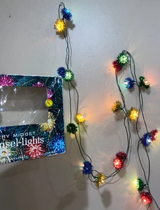 Vintage 20 GE Merry Midget Tinsel Christmas String Lights (ToteYY) - Picture 1 of 10