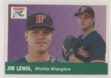 1991 Rock's Dugout Wichita Wranglers Blank Back Jim Lewis #5