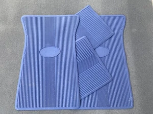 For Ford Falcon floor mats rubber blue all weather set of4 1960-73 - Picture 1 of 10