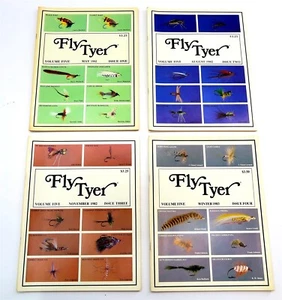 x4 FLY TYER Magazine Lot Vintage 1982-83 Volume Five Issues 1-4 Full Run - Picture 1 of 5