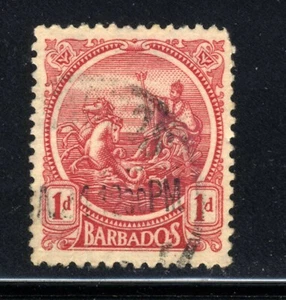 1921-24 Barbados Stamp SC 154 Al8 1p carmine   - Picture 1 of 1