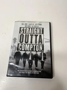 Straight Outta Compton DVD By O'Shea Jackson VERY GOOD Ice Cube Dr Dre Eazy-E - Imagen 1 de 4
