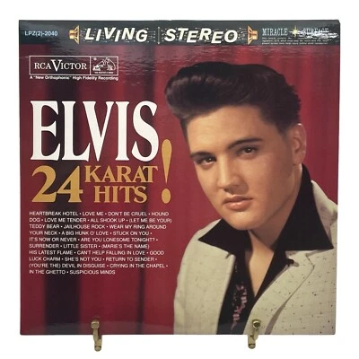 Elvis Presley ~ 24 Karat Hits! ~ 2 LPs ~ DCC Compact Classics Ltd Ed LPZ(2)-2040 - Image 1 of 4