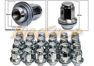 24 TOYOTA LEXUS 14x1.5 1.5 OEM OE STOCK FACTORY WHEELS RIMS MAG LUG NUTS 22 HEX - Picture 1 of 2