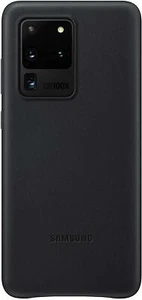 GENUINE SAMSUNG GALAXY S20 ULTRA 5G LEATHER COVER CASE - BLACK - Picture 1 of 4