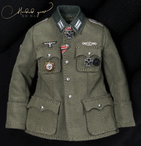 Uniform for DID XD80007 WII German WH Infantry Captain Thomas 1/12 Scale 6" Cover