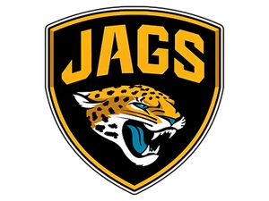 #0026 Jacksonville Jaguars Logo #2 Football Sticker Waterproof Vinyl Decal - Picture 1 of 1