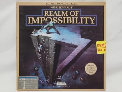 NEW Mike Edwards' Realm of Impossibility Atari 400 800 Disk NOT FOR RESALE Game - Image 1 of 4