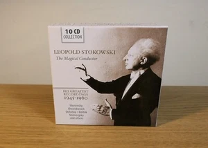 Leopold Stokowski The Magical Conductor 10 CD Box Set *LIKE NEW* - Picture 1 of 3