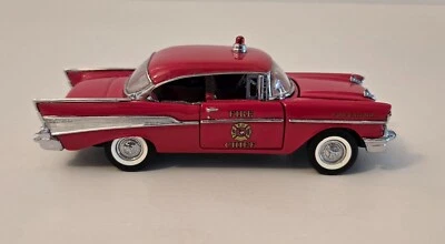 Franklin Mint Precision Model 1957 Chevy Bel Air Fire Chief - Image 1 of 4