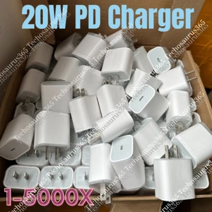Lot 20W USB Type C Power Adapter Fast Charger Cube Block For iPhone iPad Android - Picture 1 of 27