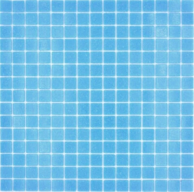 MOSANI Glasmosaik Mosaikfliese Mittelblau Schwimmbad Mosaik Fliese Poolmosaik - ...
