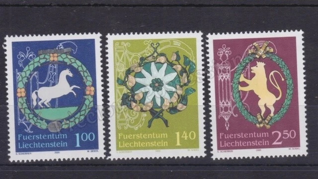 LIECHTENSTEIN SG 1376-1378 MNH MINT STAMP SET 2005 INN SIGNS - Image 1 of 1