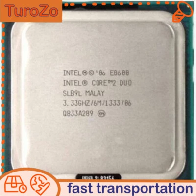 Intel Core 2 Duo E8600 3.33 GHz 1333MHz 6MB Dual-Core 775 Socket T PC Processor - Image 1 of 4