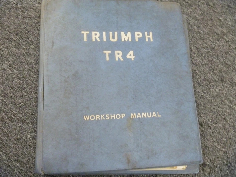 Triumph TR4 TR4A Roadster 1962-1964 convertible taller manual de reparación 1963 Foto 1 de 1