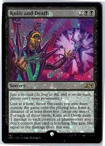 Knife and Death (Galaxy Foil) R Unfinity 363 Near Mint - Picture 1 of 1